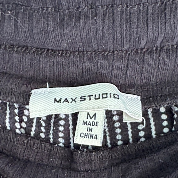 3/$15! Max Studio Black and White Wide Leg Pants - Picture 3 of 4